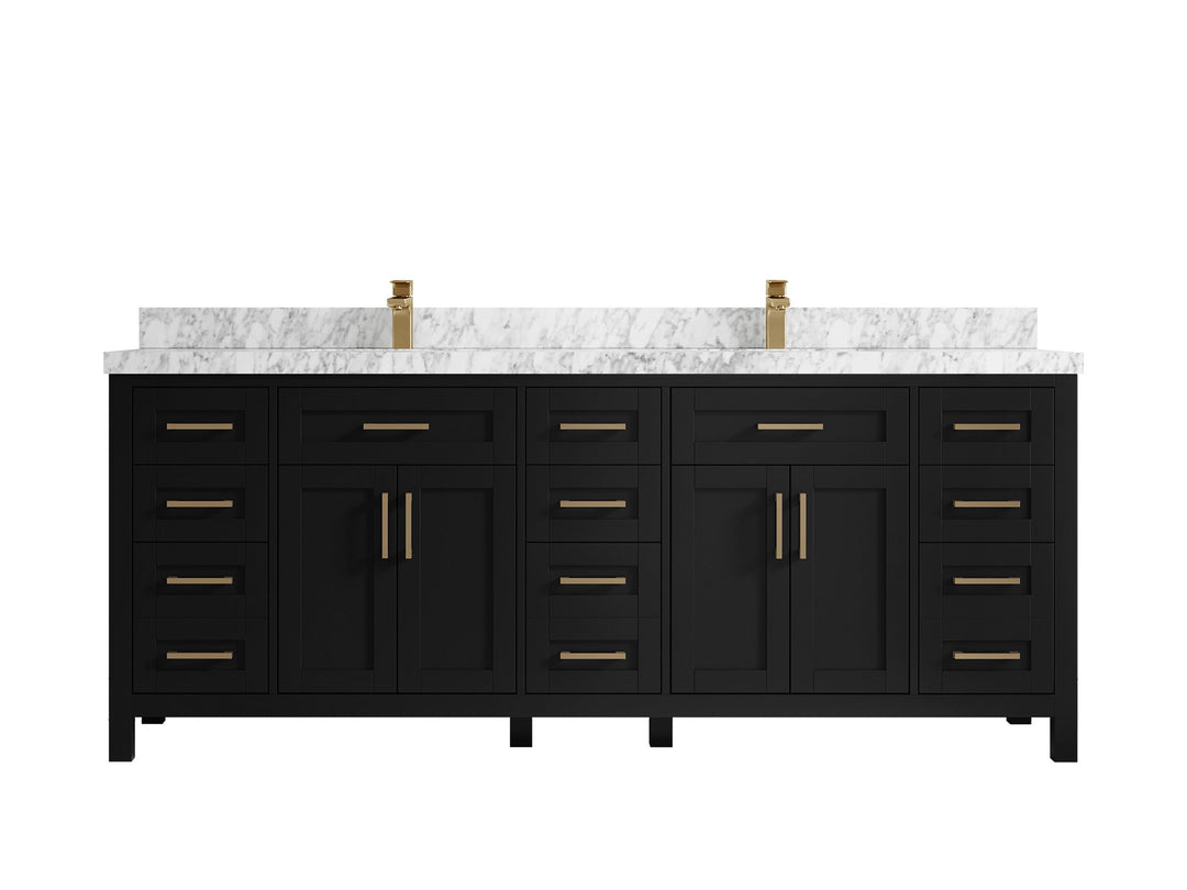 Cambridge 84 in. W x 22 in. D Double Sink Bathroom Vanity - Willow Bath and Vanity