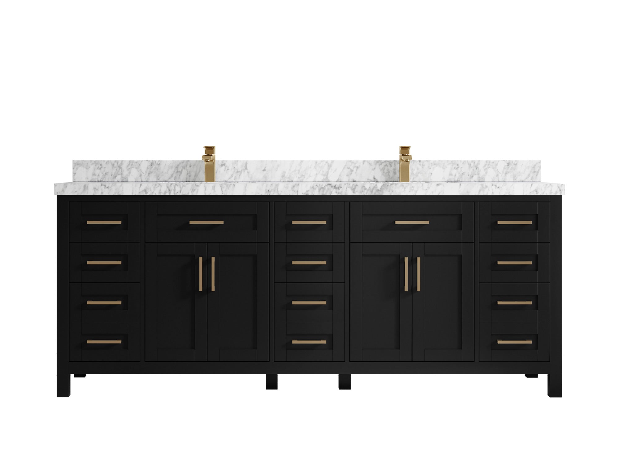Cambridge 84 in. W x 22 in. D Double Sink Bathroom Vanity - Willow Bath and Vanity