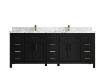 Cambridge 84 in. W x 22 in. D Double Sink Bathroom Vanity - Willow Bath and Vanity