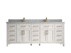 Cambridge 84 in. W x 22 in. D Double Sink Bathroom Vanity - photo 8