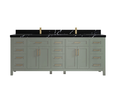 Cambridge 84 in. W x 22 in. D Double Sink Bathroom Vanity - Willow Bath and Vanity