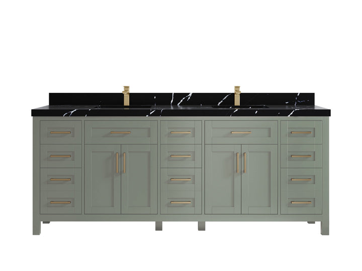 Cambridge 84 in. W x 22 in. D Double Sink Bathroom Vanity - photo 17