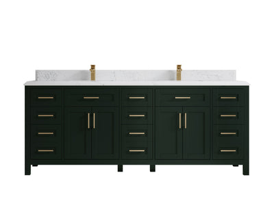 Cambridge 84 in. W x 22 in. D Double Sink Bathroom Vanity - Willow Bath and Vanity
