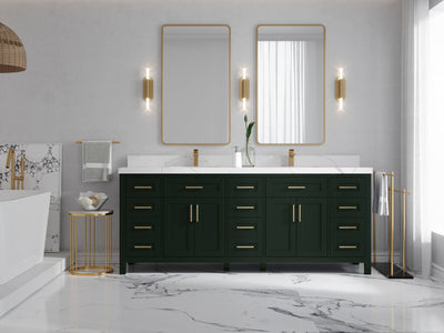 Cambridge 84 in. W x 22 in. D Double Sink Bathroom Vanity - Willow Bath and Vanity
