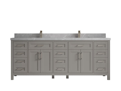 Cambridge 84 in. W x 22 in. D Double Sink Bathroom Vanity - Willow Bath and Vanity