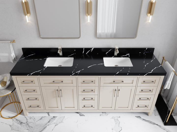 Cambridge 84 in. W x 22 in. D Double Sink Bathroom Vanity - photo 15