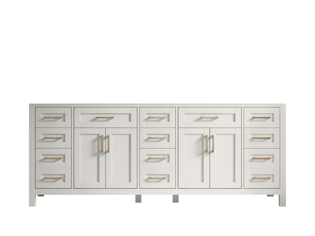 Cambridge 84 in. W x 22 in. D Double Sink Bathroom Vanity - Willow Bath and Vanity