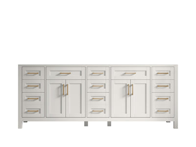 Cambridge 84 in. W x 22 in. D Double Sink Bathroom Vanity - Willow Bath and Vanity