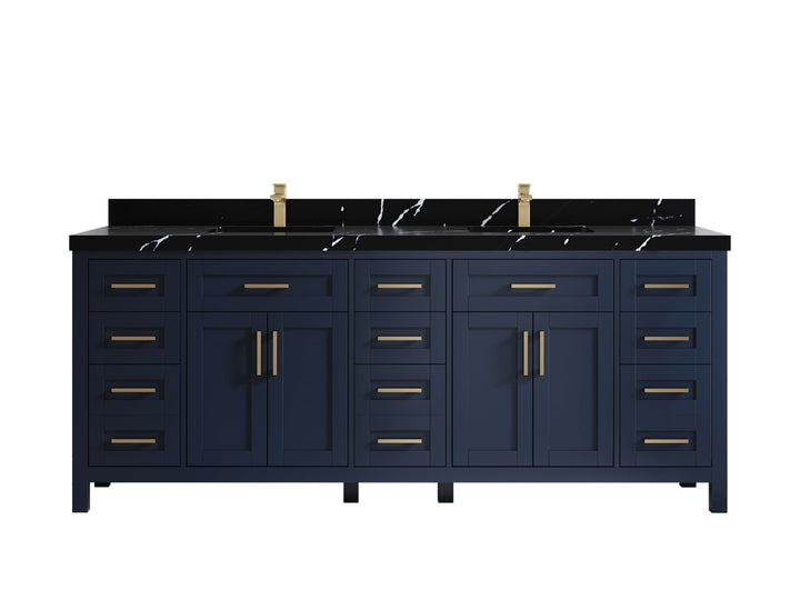 Cambridge 84 in. W x 22 in. D Double Sink Bathroom Vanity - photo 49