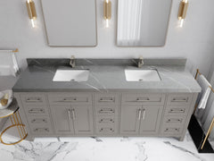 Cambridge 84 in. W x 22 in. D Double Sink Bathroom Vanity - photo 15