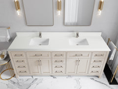 Cambridge 84 in. W x 22 in. D Double Sink Bathroom Vanity - photo 27