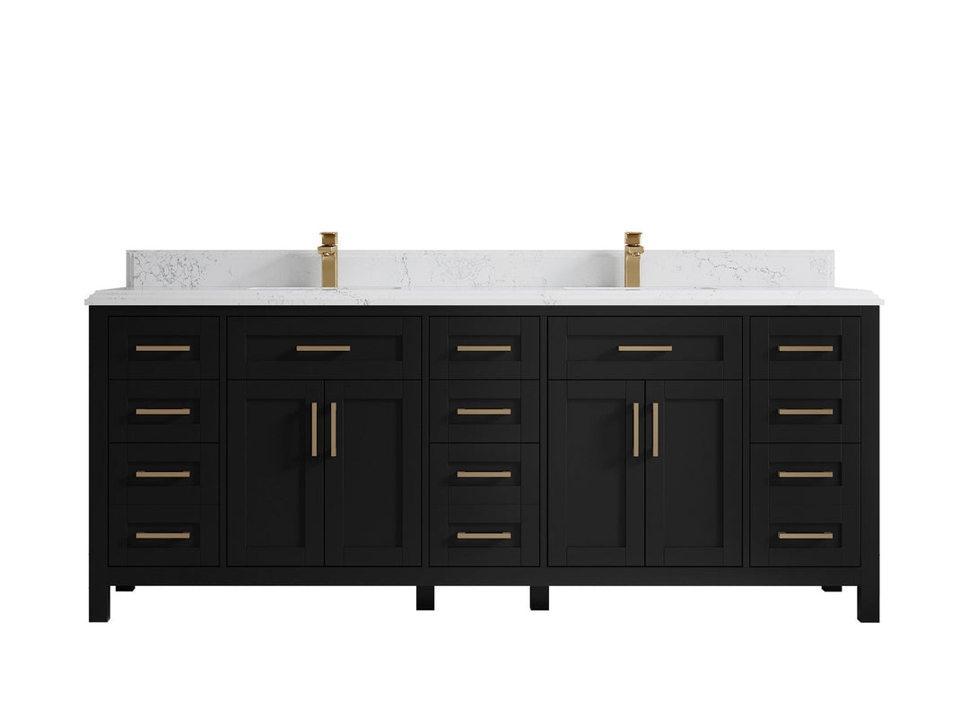 Cambridge 84 in. W x 22 in. D Double Sink Bathroom Vanity - Willow Bath and Vanity