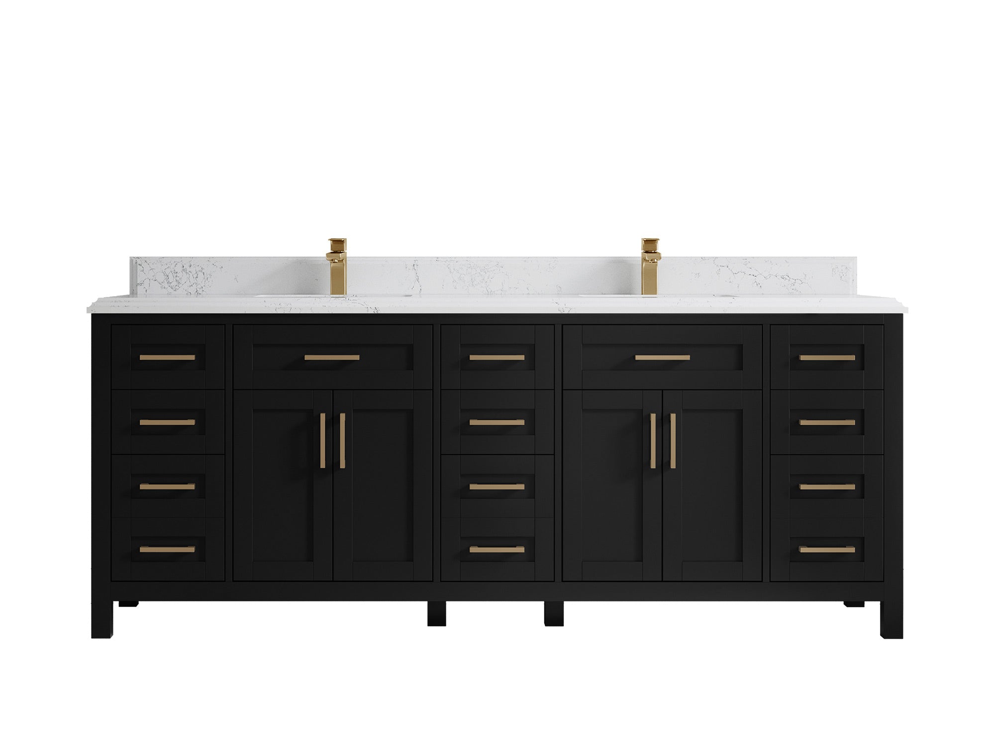 Cambridge 84 in. W x 22 in. D Double Sink Bathroom Vanity - Willow Bath and Vanity