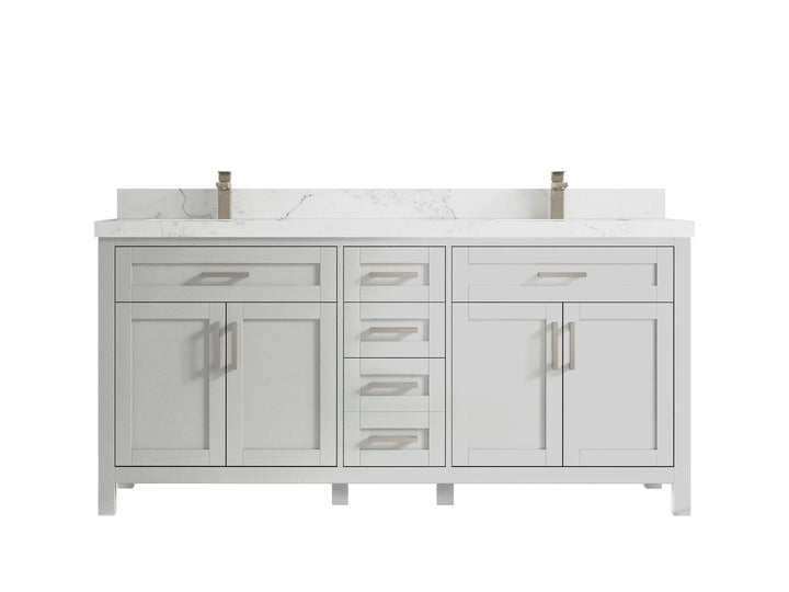 Cambridge 84 in. W x 22 in. D Double Sink Bathroom Vanity - photo 22