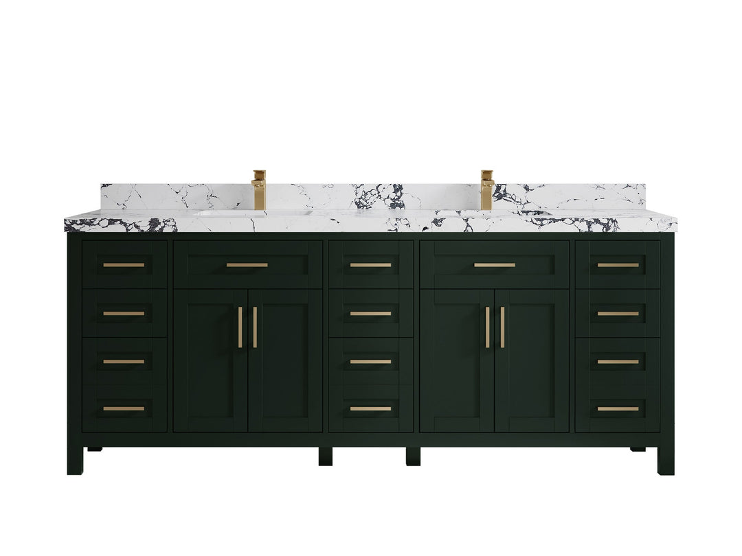 Cambridge 84 in. W x 22 in. D Double Sink Bathroom Vanity - Willow Bath and Vanity