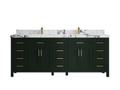 Cambridge 84 in. W x 22 in. D Double Sink Bathroom Vanity - Willow Bath and Vanity