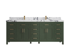 Cambridge 84 in. W x 22 in. D Double Sink Bathroom Vanity - photo 22