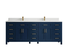 Cambridge 84 in. W x 22 in. D Double Sink Bathroom Vanity - photo 24