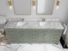 Cambridge 84 in. W x 22 in. D Double Sink Bathroom Vanity - photo 20