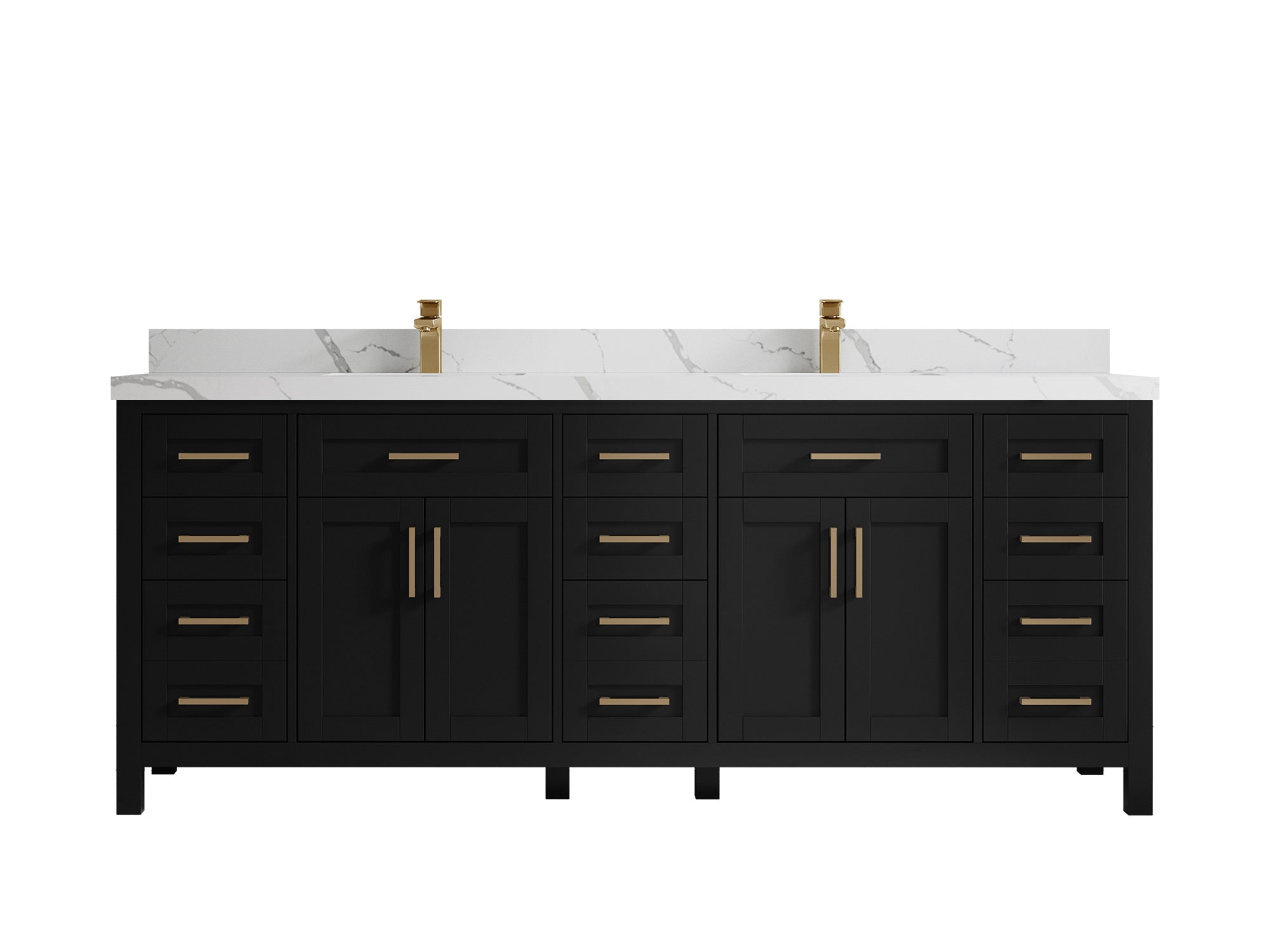 Cambridge 84 in. W x 22 in. D Double Sink Bathroom Vanity - Willow Bath and Vanity