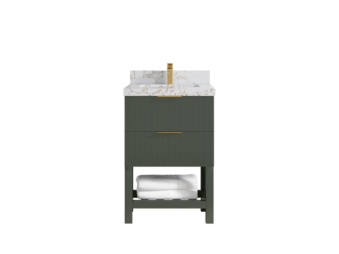Catalina 24 in. W x 22 in. D Single Sink Bathroom Vanity - Willow Bath and Vanity