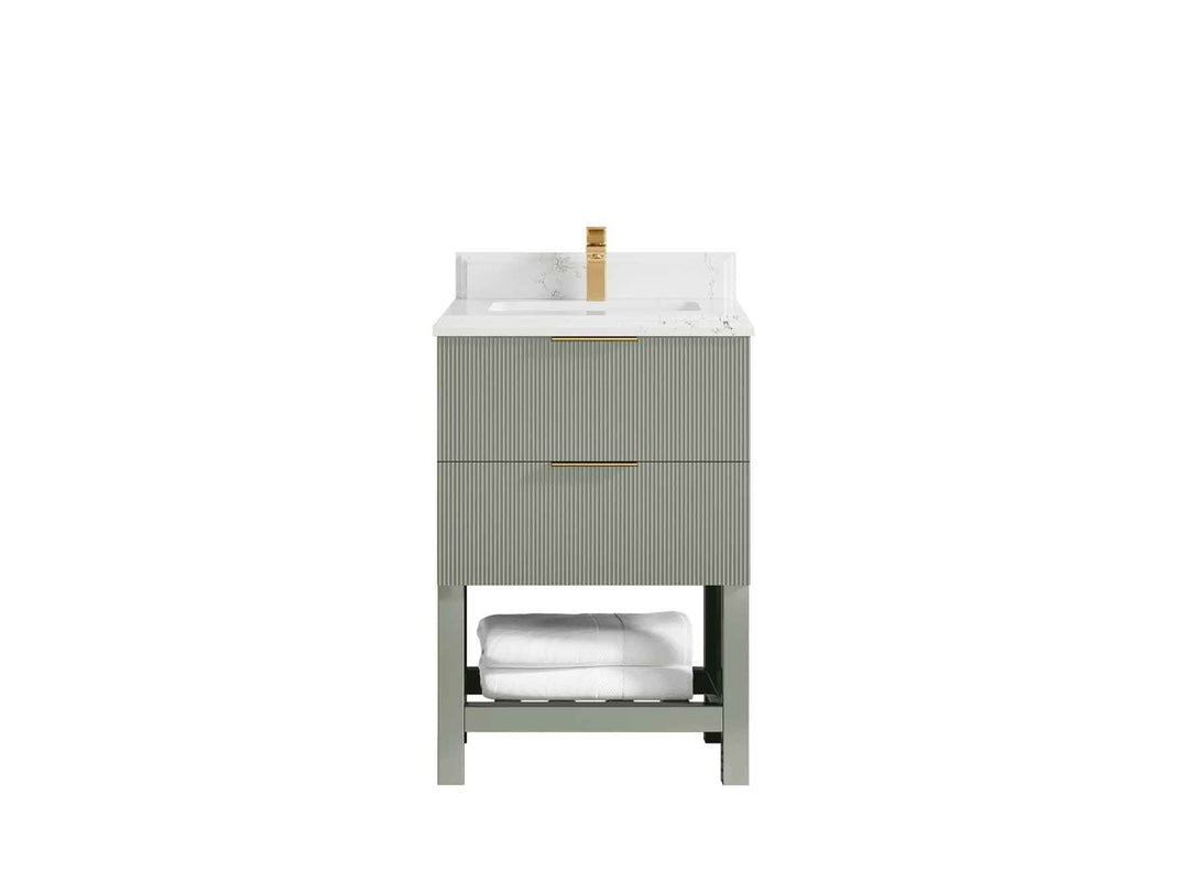 Catalina 24 in. W x 22 in. D Single Sink Bathroom Vanity - Willow Bath and Vanity