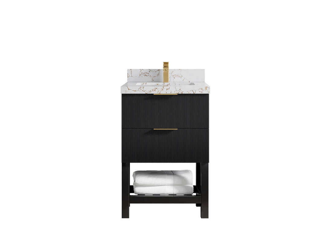 Catalina 24 in. W x 22 in. D Single Sink Bathroom Vanity - Willow Bath and Vanity