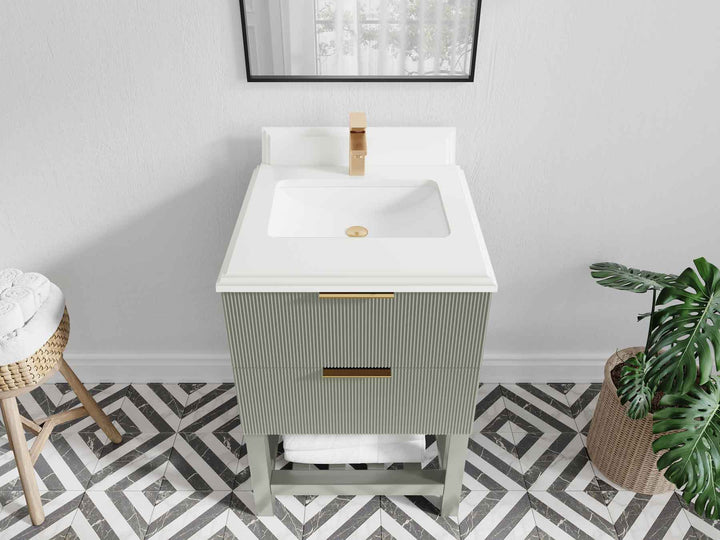 Catalina 24 in. W x 22 in. D Single Sink Bathroom Vanity - photo 25