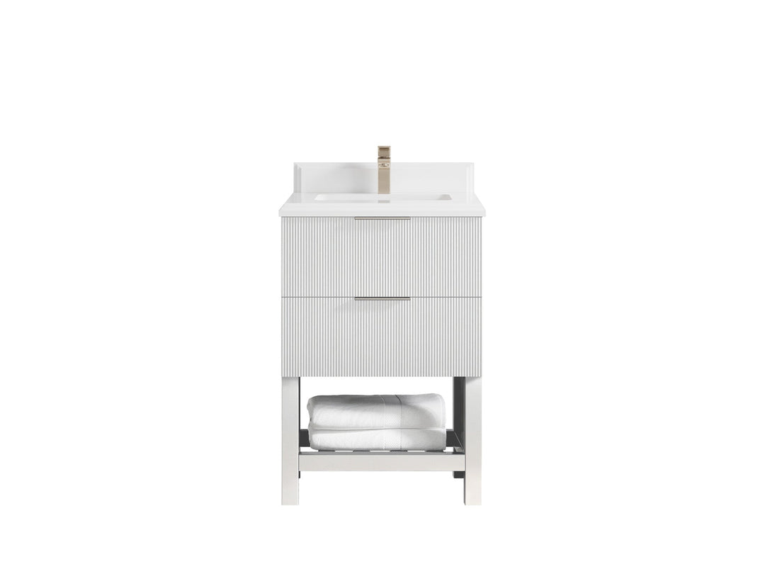 Catalina 24 in. W x 22 in. D Single Sink Bathroom Vanity | 
              
                White
                
                  
             - CAT-CAB-WH-23 - photo №32