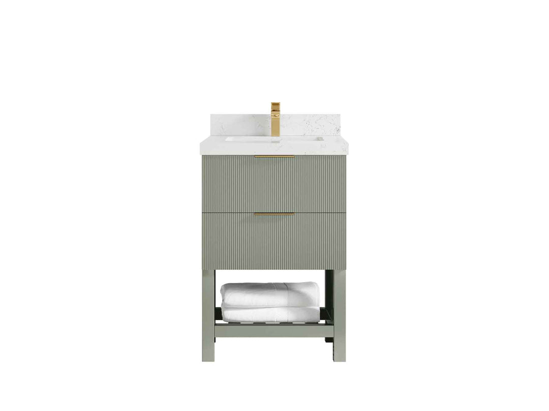 Catalina 24 in. W x 22 in. D Single Sink Bathroom Vanity - Willow Bath and Vanity