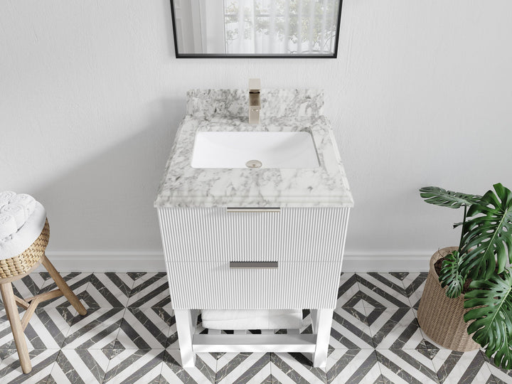 Catalina 24 in. W x 22 in. D Single Sink Bathroom Vanity - photo 43