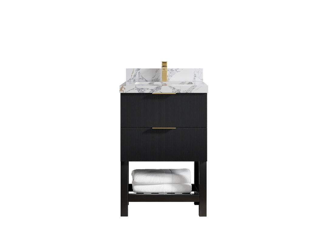 Catalina 24 in. W x 22 in. D Single Sink Bathroom Vanity - Willow Bath and Vanity