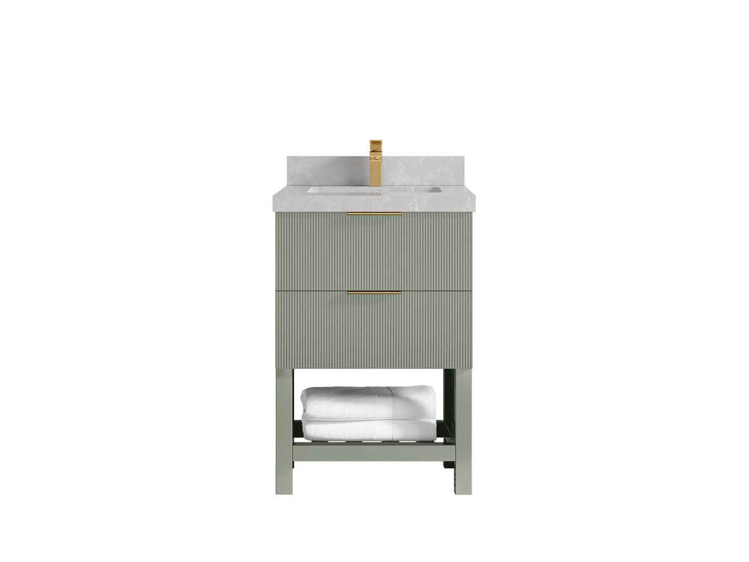 Catalina 24 in. W x 22 in. D Single Sink Bathroom Vanity - Willow Bath and Vanity