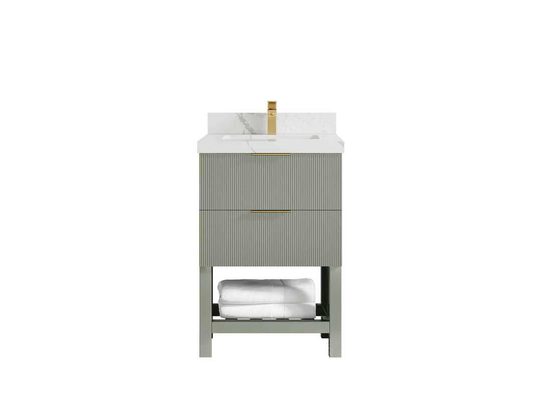 Catalina 24 in. W x 22 in. D Single Sink Bathroom Vanity - Willow Bath and Vanity