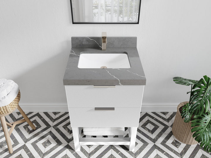 Catalina 24 in. W x 22 in. D Single Sink Bathroom Vanity - photo 25