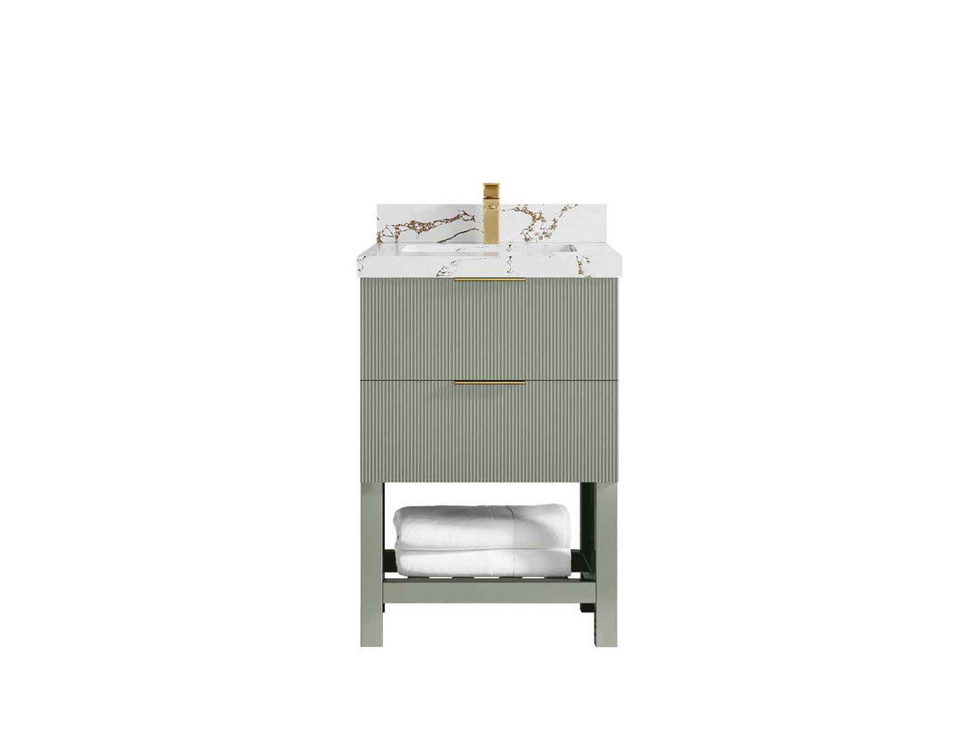 Catalina 24 in. W x 22 in. D Single Sink Bathroom Vanity - Willow Bath and Vanity