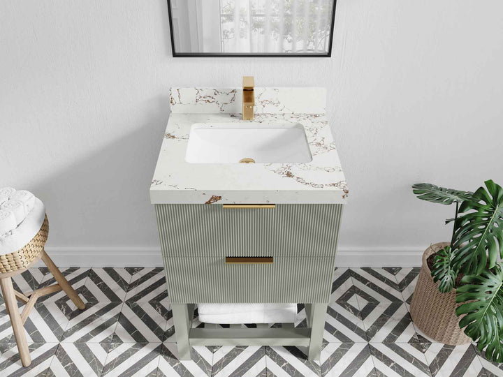 Catalina 24 in. W x 22 in. D Single Sink Bathroom Vanity - photo 35