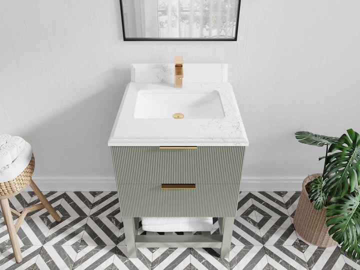 Catalina 24 in. W x 22 in. D Single Sink Bathroom Vanity - photo 23