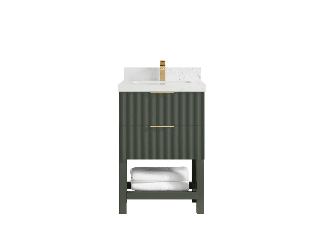 Catalina 24 in. W x 22 in. D Single Sink Bathroom Vanity - Willow Bath and Vanity
