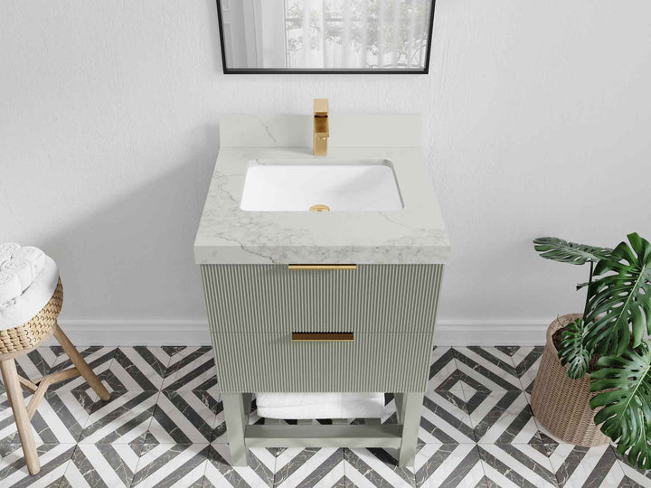 Catalina 24 in. W x 22 in. D Single Sink Bathroom Vanity - photo 17