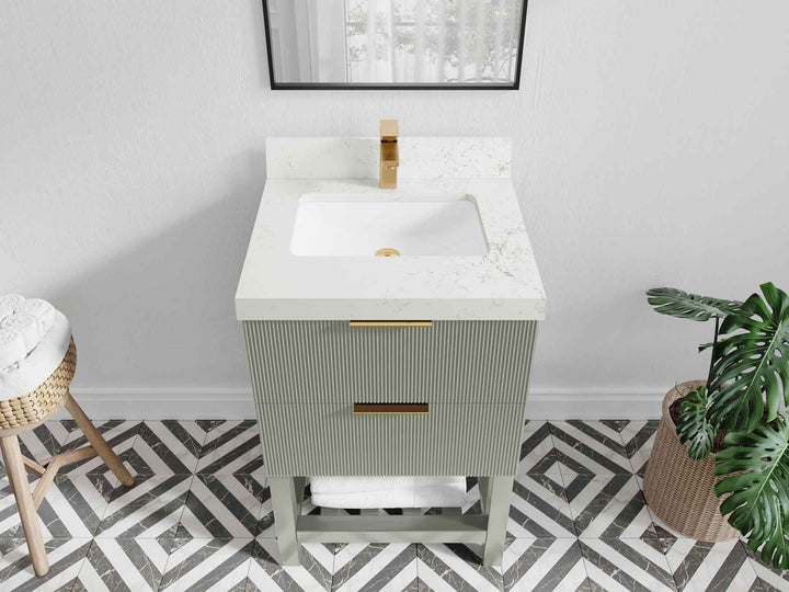 Catalina 24 in. W x 22 in. D Single Sink Bathroom Vanity - photo 27