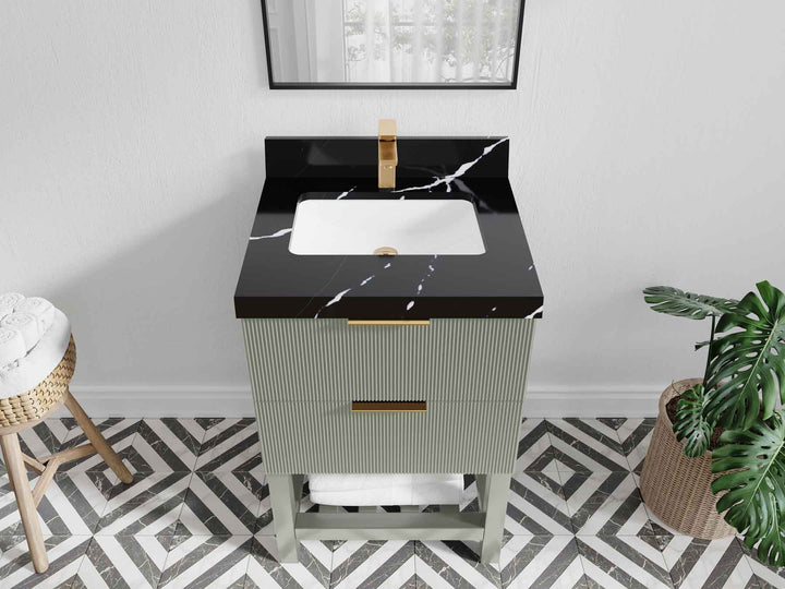 Catalina 24 in. W x 22 in. D Single Sink Bathroom Vanity - photo 11