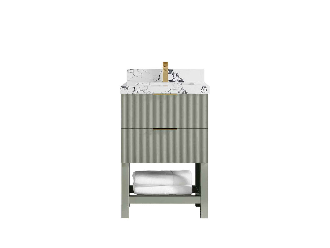 Catalina 24 in. W x 22 in. D Single Sink Bathroom Vanity - Willow Bath and Vanity