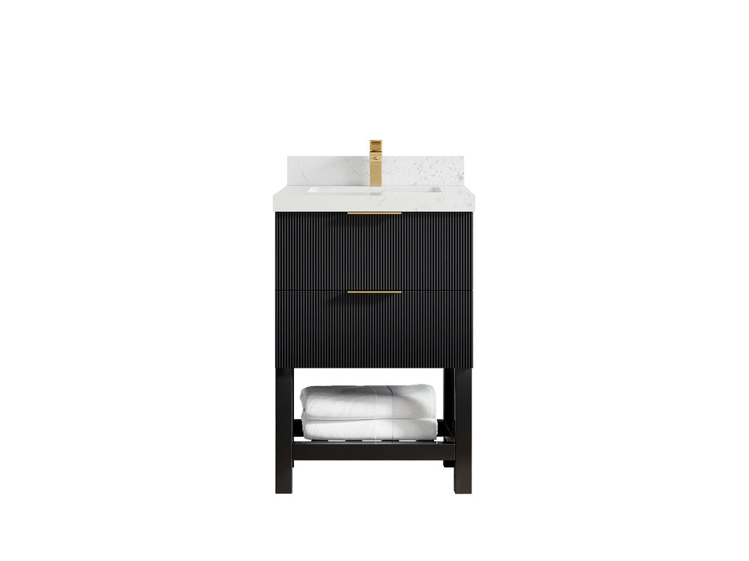 Catalina 24 in. W x 22 in. D Single Sink Bathroom Vanity - Willow Bath and Vanity