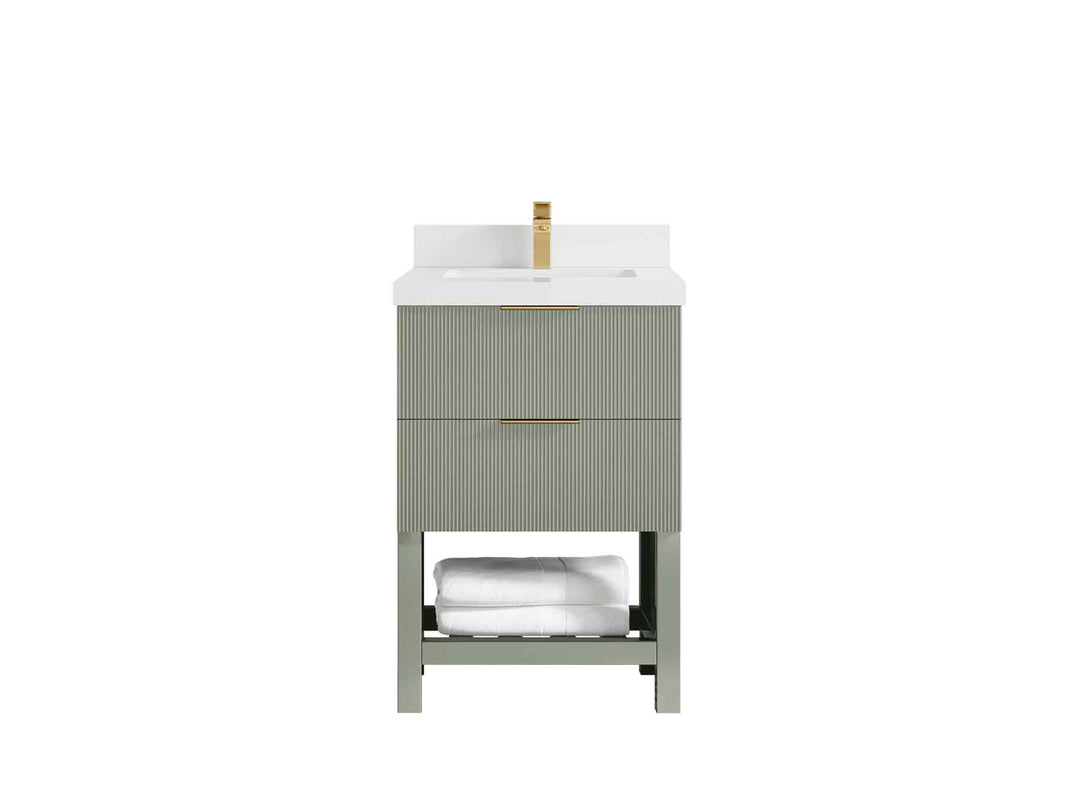 Catalina 24 in. W x 22 in. D Single Sink Bathroom Vanity - Willow Bath and Vanity