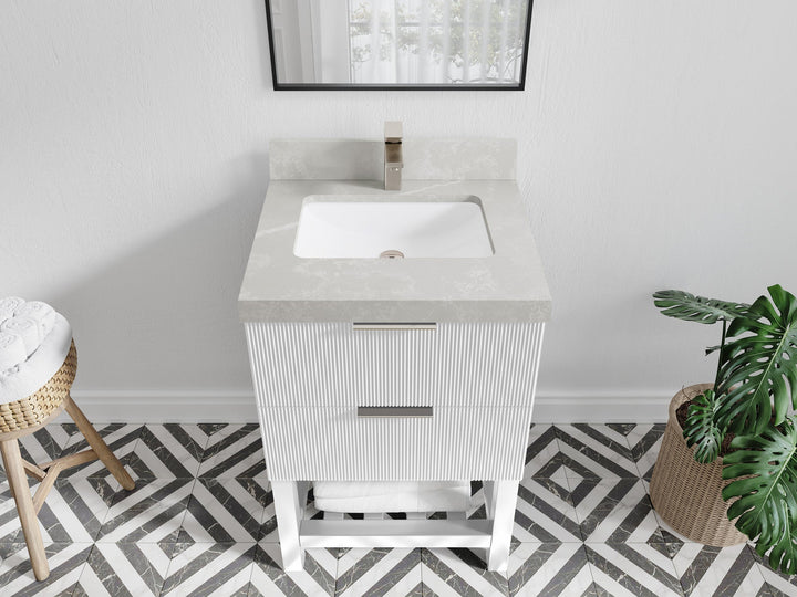 Catalina 24 in. W x 22 in. D Single Sink Bathroom Vanity - photo 27