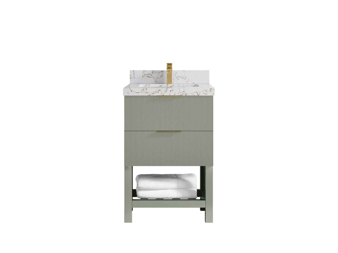 Catalina 24 in. W x 22 in. D Single Sink Bathroom Vanity - Willow Bath and Vanity
