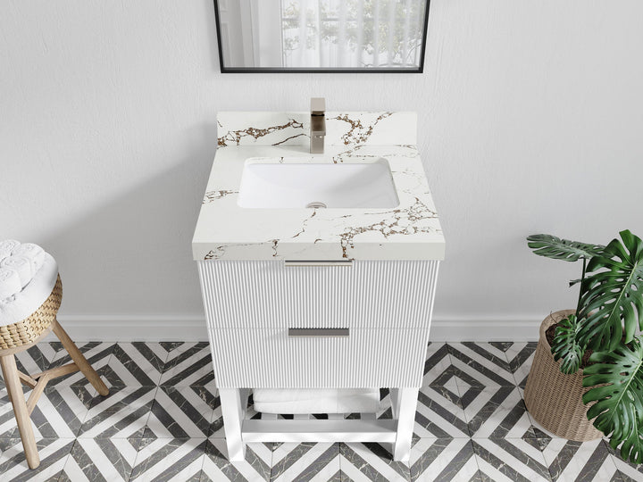 Catalina 24 in. W x 22 in. D Single Sink Bathroom Vanity - photo 35