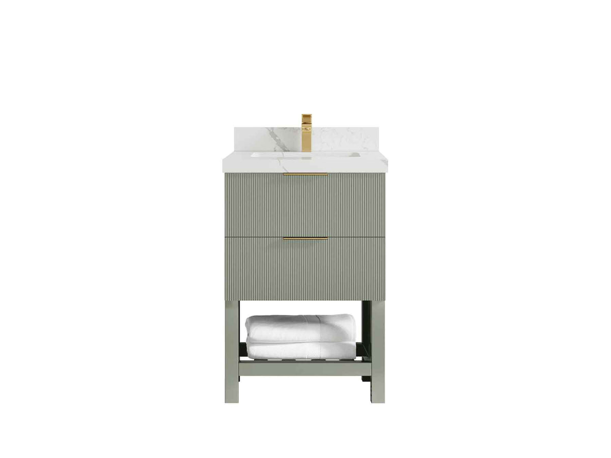 Catalina 24 in. W x 22 in. D Single Sink Bathroom Vanity - Willow Bath and Vanity