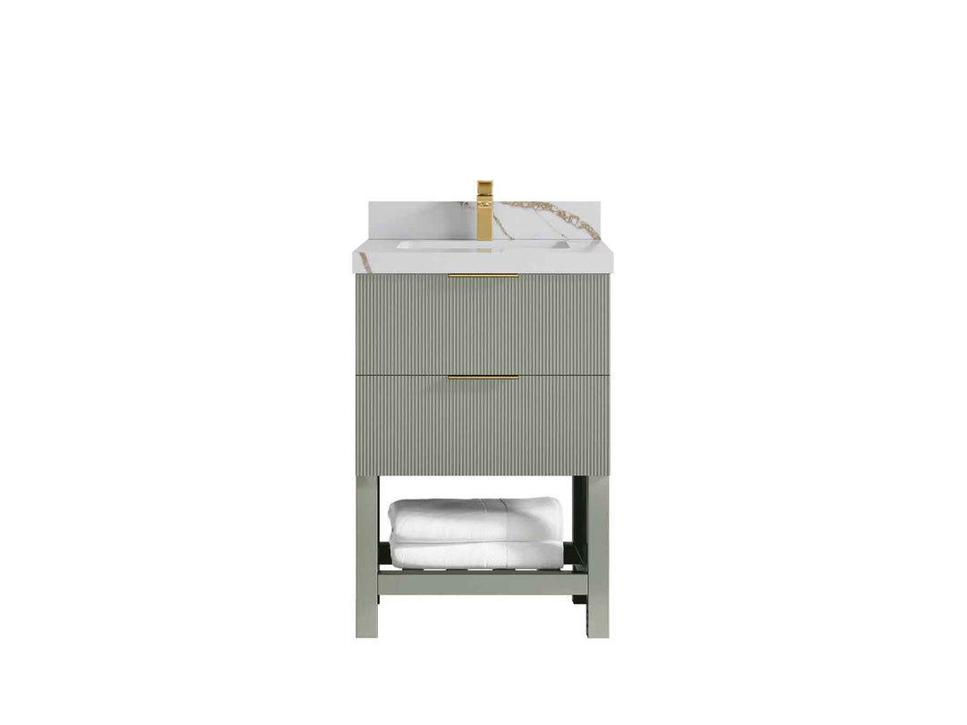 Catalina 24 in. W x 22 in. D Single Sink Bathroom Vanity - Willow Bath and Vanity